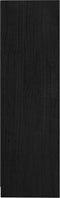 vidaXL - Boekenkast/kamerscherm - 104x33,5x110 - cm - massief - grenenhout - zwart