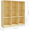 vidaXL - Boekenkast - / - kamerscherm - 104x33,5x110 - cm - massief - grenenhout