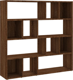 vidaXL - Boekenkast/kamerscherm - 105x24x102 - cm - bruin - eikenkleur