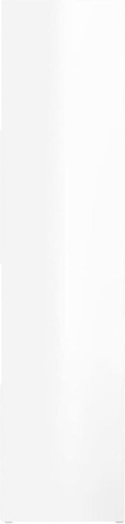 vidaXL - Boekenkast/kamerscherm - 105x24x102 - cm - hoogglans - wit