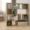 vidaXL - Boekenkast - / - kamerscherm - 105x24x102 - cm - sonoma - eikenkleurig