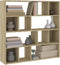 vidaXL - Boekenkast - / - kamerscherm - 105x24x102 - cm - sonoma - eikenkleurig