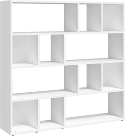 vidaXL - Boekenkast/kamerscherm - 105x24x102 - cm - wit
