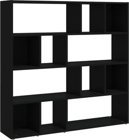 vidaXL - Boekenkast/kamerscherm - 105x24x102 - cm - zwart