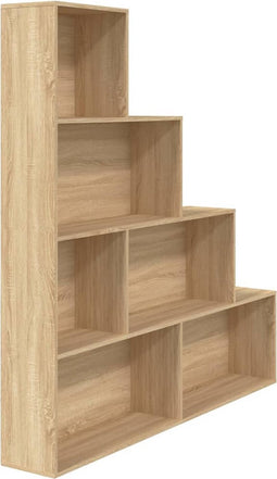 vidaXL - Boekenkast/kamerscherm - 155x24x160 - cm - bewerkt - hout - sonoma - eiken