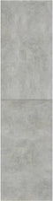 vidaXL - Boekenkast/kamerscherm - 155x24x160 - cm - bewerkt - hout - betongrijs