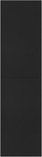 vidaXL - Boekenkast/kamerscherm - 155x24x160 - cm - bewerkt - hout - zwart