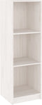 vidaXL - Boekenkast/kamerscherm - 36x33x110 - cm - massief - grenenhout - wit