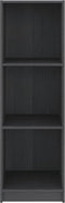 vidaXL - Boekenkast/kamerscherm - 36x33x110 - cm - massief - grenenhout - grijs