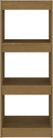 vidaXL - Boekenkast/kamerscherm - 40x30x103,5 - cm - grenenhout - honingbruin