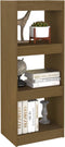 vidaXL - Boekenkast/kamerscherm - 40x30x103,5 - cm - grenenhout - honingbruin