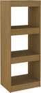 vidaXL - Boekenkast/kamerscherm - 40x30x103,5 - cm - grenenhout - honingbruin
