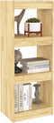 vidaXL - Boekenkast - / - kamerscherm - 40x30x103,5 - cm - massief - grenenhout