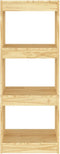 vidaXL - Boekenkast - / - kamerscherm - 40x30x103,5 - cm - massief - grenenhout