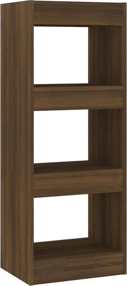 vidaXL - Boekenkast/kamerscherm - 40x30x103 - cm - bewerkt - hout - bruineiken