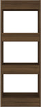 vidaXL - Boekenkast/kamerscherm - 40x30x103 - cm - bewerkt - hout - bruineiken