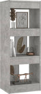 vidaXL - Boekenkast/kamerscherm - 40x30x103 - cm - bewerkt - hout - betongrijs