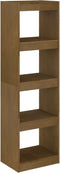 vidaXL - Boekenkast/kamerscherm - 40x30x135,5 - cm - grenenhout - honingbruin