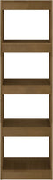 vidaXL - Boekenkast/kamerscherm - 40x30x135,5 - cm - grenenhout - honingbruin