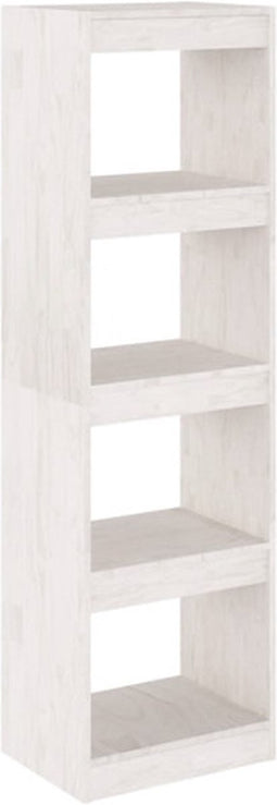 vidaXL - Boekenkast/kamerscherm - 40x30x135,5 - cm - grenenhout - wit