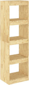 vidaXL - Boekenkast - / - kamerscherm - 40x30x135,5 - cm - massief - grenenhout