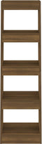 vidaXL - Boekenkast/kamerscherm - 40x30x135 - cm - bruin - eikenkleur