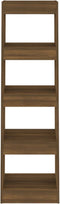 vidaXL - Boekenkast/kamerscherm - 40x30x135 - cm - bruin - eikenkleur