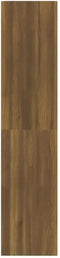 vidaXL - Boekenkast/kamerscherm - 40x30x135 - cm - gerookt - eikenkleurig