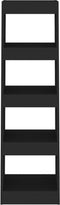 vidaXL - Boekenkast/kamerscherm - 40x30x135 - cm - zwart