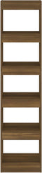 vidaXL - Boekenkast/kamerscherm - 40x30x166 - cm - bruin - eikenkleur