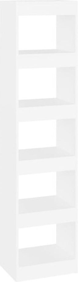 vidaXL - Boekenkast/kamerscherm - 40x30x166 - cm - wit