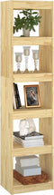 vidaXL - Boekenkast - / - kamerscherm - 40x30x167,5 - cm - massief - grenenhout