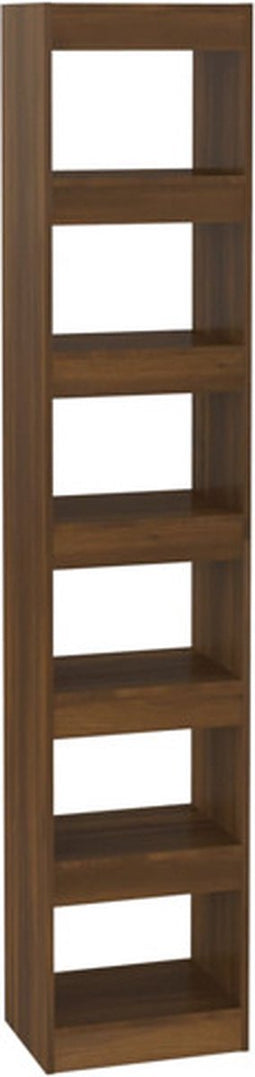 vidaXL - Boekenkast/kamerscherm - 40x30x198 - cm - bruin - eikenkleur
