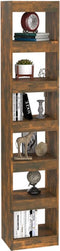 vidaXL - Boekenkast/kamerscherm - 40x30x198 - cm - gerookt - eikenkleurig