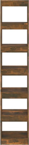 vidaXL - Boekenkast/kamerscherm - 40x30x198 - cm - gerookt - eikenkleurig