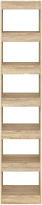 vidaXL - Boekenkast/kamerscherm - 40x30x198 - cm - sonoma - eikenkleurig