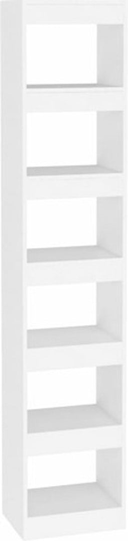 vidaXL - Boekenkast/kamerscherm - 40x30x198 - cm - wit