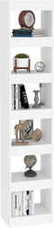 vidaXL - Boekenkast/kamerscherm - 40x30x198 - cm - wit