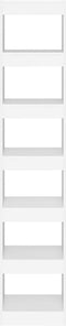 vidaXL - Boekenkast/kamerscherm - 40x30x198 - cm - wit