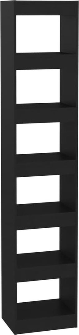 vidaXL - Boekenkast/kamerscherm - 40x30x198 - cm - zwart