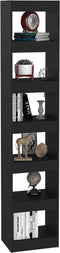 vidaXL - Boekenkast/kamerscherm - 40x30x198 - cm - zwart