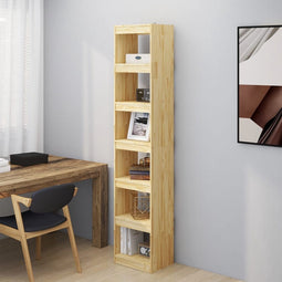 vidaXL - Boekenkast - / - kamerscherm - 40x30x199 - cm - massief - grenenhout