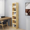 vidaXL - Boekenkast - / - kamerscherm - 40x30x199 - cm - massief - grenenhout