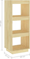 vidaXL - Boekenkast - / - kamerscherm - 40x35x103 - cm - massief - grenenhout