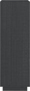 vidaXL - Boekenkast/kamerscherm - 40x35x103 - cm - massief - grenenhout - grijs