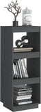vidaXL - Boekenkast/kamerscherm - 40x35x103 - cm - massief - grenenhout - grijs