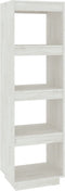 vidaXL - Boekenkast/kamerscherm - 40x35x135 - cm - massief - grenenhout - wit