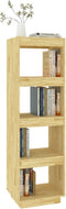 vidaXL - Boekenkast - / - kamerscherm - 40x35x135 - cm - massief - grenenhout