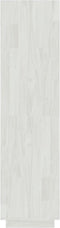 vidaXL - Boekenkast/kamerscherm - 40x35x135 - cm - massief - grenenhout - wit