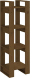 vidaXL - Boekenkast/kamerscherm - 41x35x125 - cm - massief - hout - honingbruin